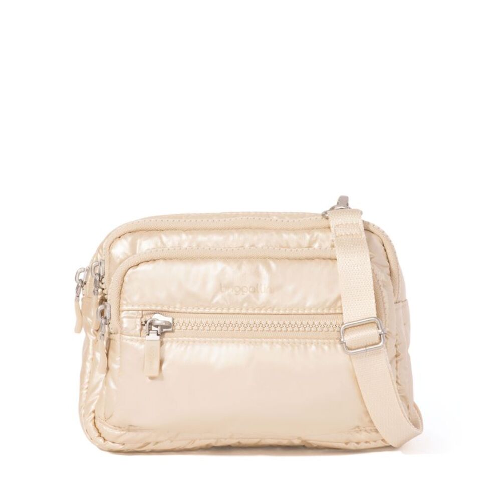 baggallini Women's Triple Zip Bagg Small Crossbody Bag